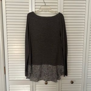 Loft Mixed Media Top